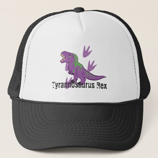 Cute Tyrannosaurus Rex Trucker Hat (Front)