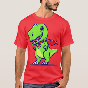 Cute Tyrannosaurus Super Cartoon T-Shirt
