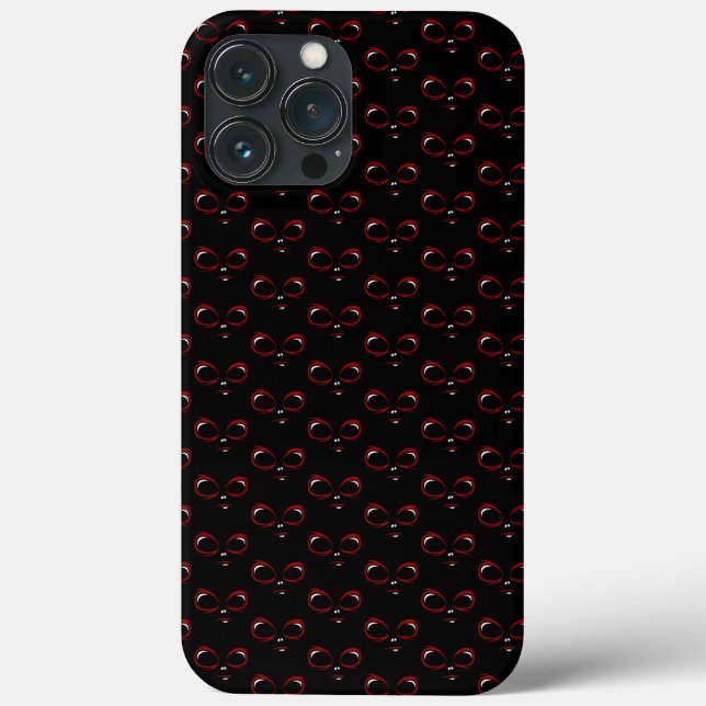 Cute ufo face monster  Case-Mate iPhone case (Back)