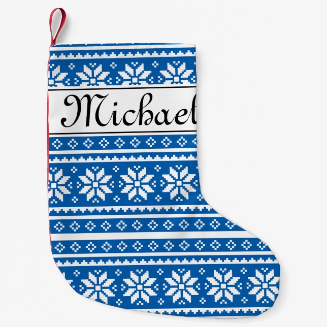 Cute UGLY CHRISTMAS SWEATER Christmas stocking (Front)