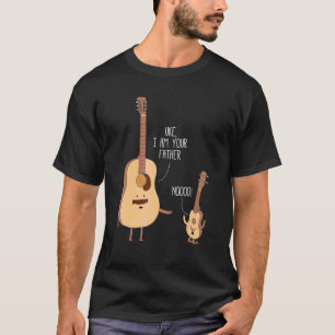 Cute Uke I Am Your Father Ukulele Guitar Music T-Shirt