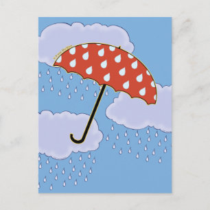 Cute Umbrella Postcards