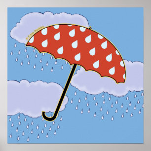 Cute Umbrella Posters