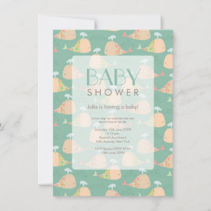 Cute Under the Sea Baby Shower Invite