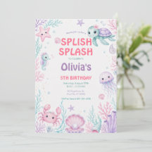 Cute Under the Sea Birthday Party for Girls
