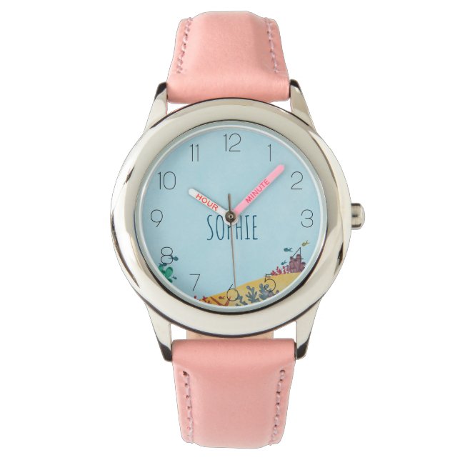 Cute under the sea fish and ocean  watch (Front)