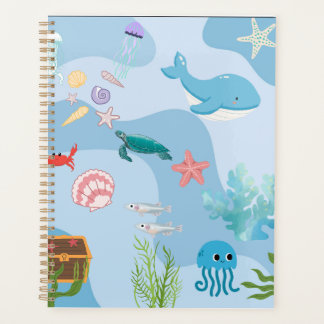 Cute Under the Sea Friends-under water theme Planner