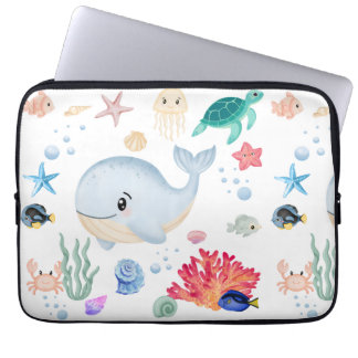 Cute Under the sea Laptop Sleeve