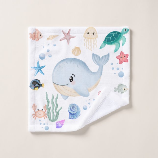 Cute Under the sea Wash Cloth (Wash Cloth)