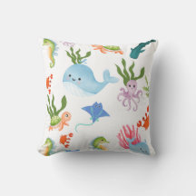 Cute Underwater Friends – Ocean Animals Pattern 