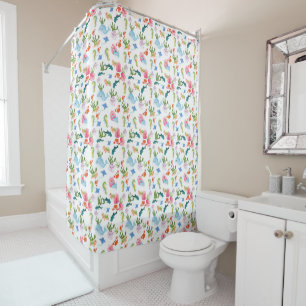 Cute Underwater Friends – Ocean Animals  Shower Curtain