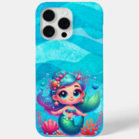 Cute underwater mermaid