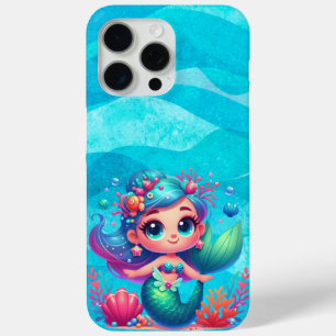Cute underwater mermaid iPhone 15 pro max case