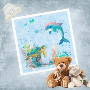 Cute underwater napkin