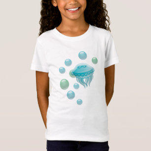 Cute Underwater Ocean Sea Life Jellyfish T-Shirt