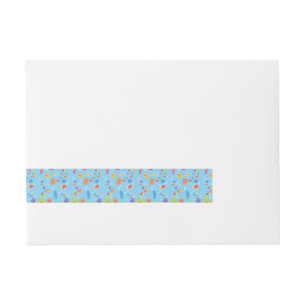 Cute Underwater Scene Wraparound Address Label