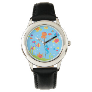 Cute underwater sea creatures kids watch