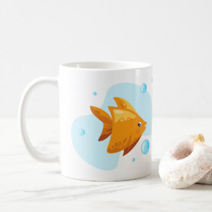 Cute underwater world. Ocean life. Fish Coffee Mug