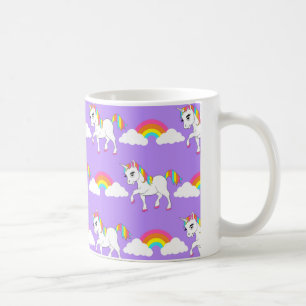 Cute Unicorn and Rainbows Mug
