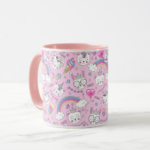 Cute Unicorn Cats Mug