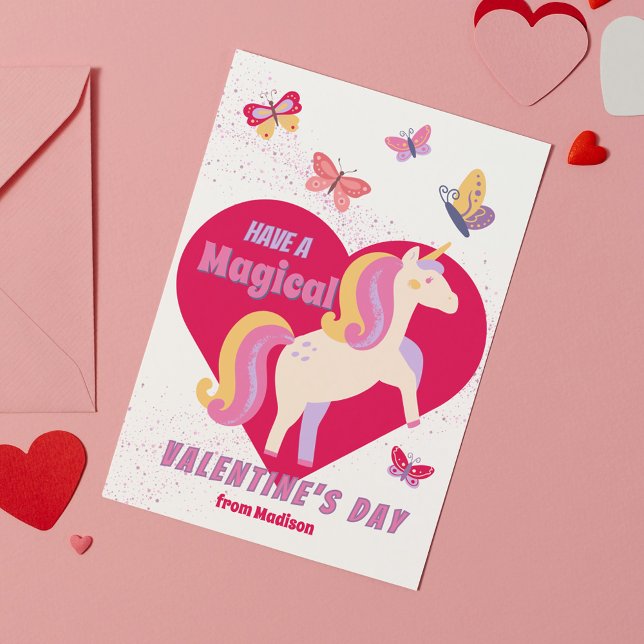 Cute Unicorn Classroom Valentine's Day Cards (Cute Unicorn Classroom Valentine's Day Cards
)