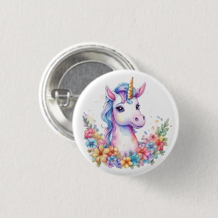 Cute Unicorn Cool Unicorn positive 3 Cm Round Badge