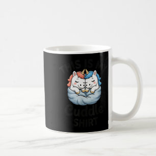 Cute Unicorn Couple Snuggle This Is My Cuddle  Coffee Mug