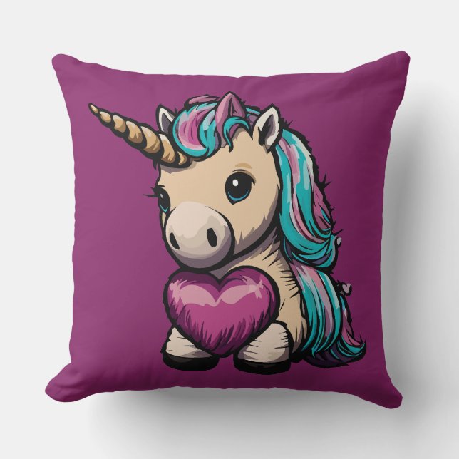 Cute Unicorn Cushion (Front)