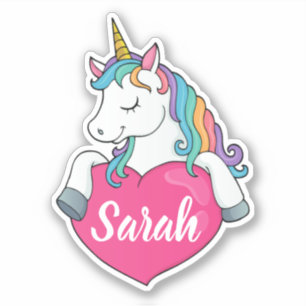 Cute Unicorn Custom Name