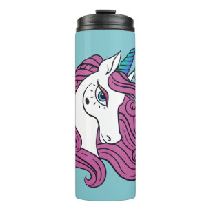 Cute Unicorn custom name & colour tumbler