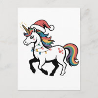 Cute Unicorn Deer Reindeer Christmas Lights Funny