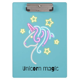 Cute unicorn design  clipboard