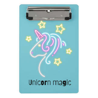 Cute unicorn design  mini clipboard