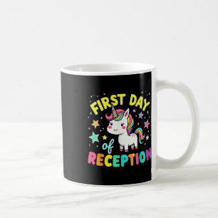 Cute Unicorn First Day Of Reception Back To School Coffee Mug