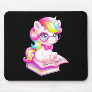 Cute Unicorn Future Teacher Clroom Mouse Mat