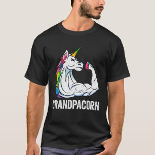 Cute Unicorn Grandpa Girl Birthday Party Apparel G T-Shirt