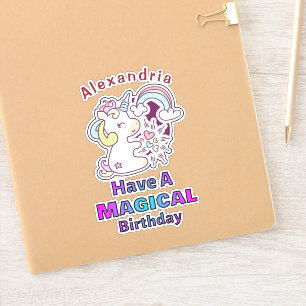 Cute Unicorn Have A Magical Birthday 