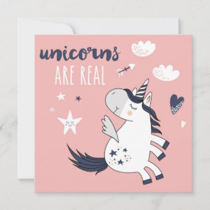Cute Unicorn Holiday Card