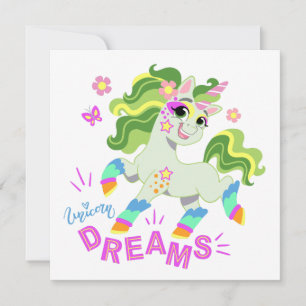 Cute unicorn illustration #2 invitation