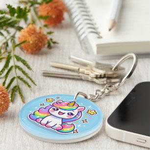 Cute Unicorn Key Ring