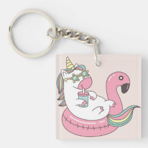 Cute Unicorn Keychain