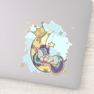 Cute Unicorn, Little Unicorn, Unicorn On The Moon