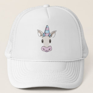 Cute Unicorn magical horned Horse Gift Trucker Hat
