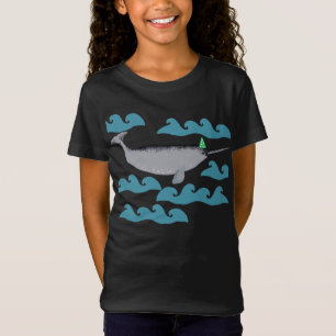 Cute Unicorn Narwhal Whale Whaley Sea Kids T-Shirt