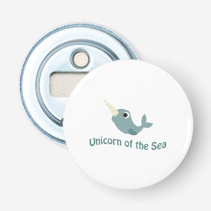 Cute Unicorn Of the Sea Bottle Opener