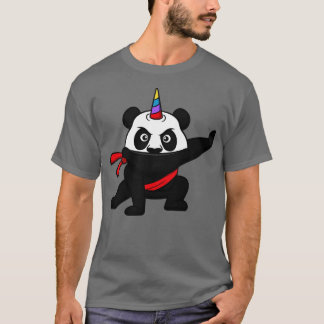 Cute Unicorn Panda Ninja Warrior Kids Gift T-Shirt
