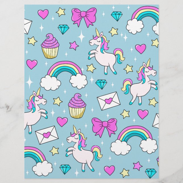 Cute Unicorn Pattern (Front)
