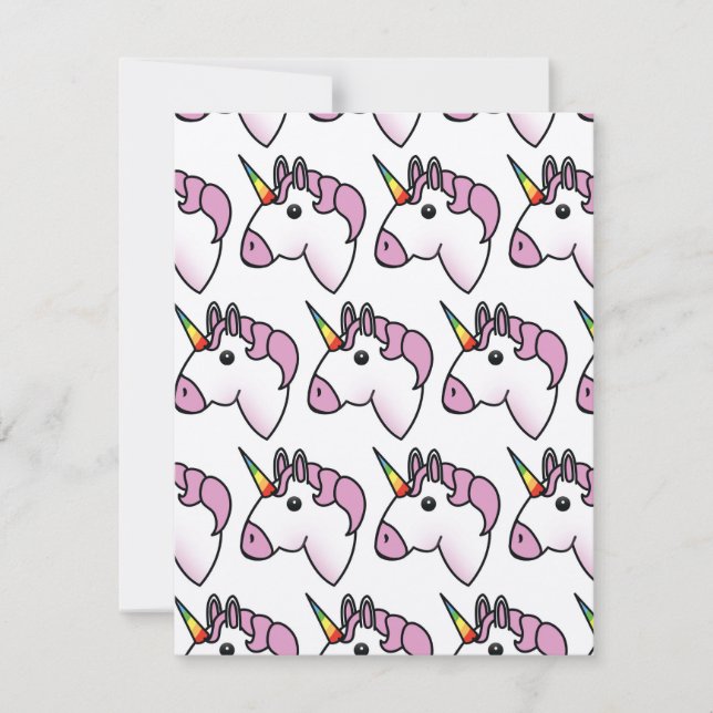 Cute Unicorn Pattern (Front)