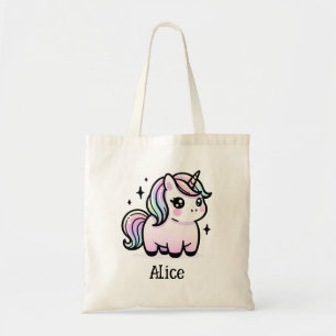 Cute Unicorn Personalised Tote Bag