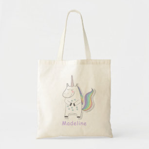 Cute Unicorn - Personalized Kids Tote Bag